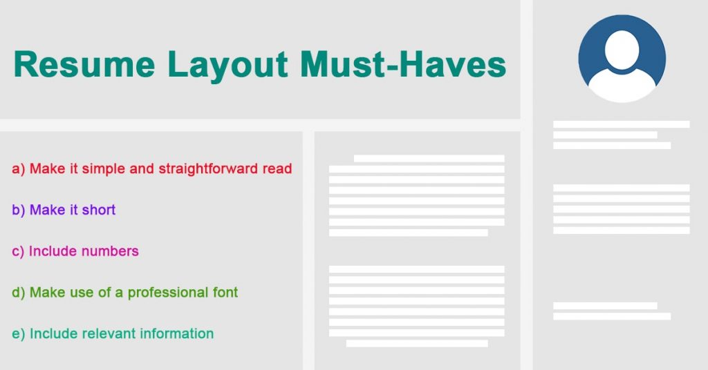 Resume layout must-haves
