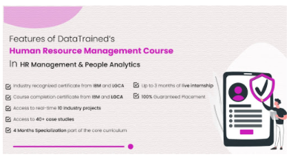 Feature of DataTrained's HRM Course - Career in Human Resources Management