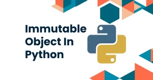 Immutable Object In Python