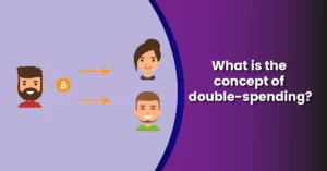 What is the concept of double-spending