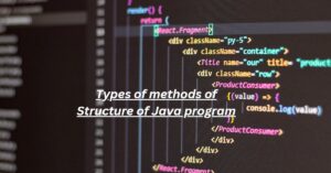 Learn Structure of Java Program