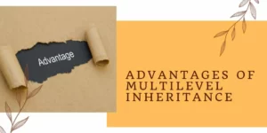 Advantages of Multilevel Inheritance