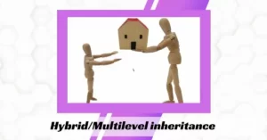 Hybrid/Multilevel inheritance
