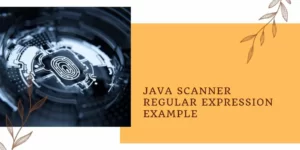 Java Scanner Regular Expression Example