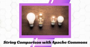 String Comparison with Apache Commons