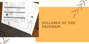 Syllabus of The Program